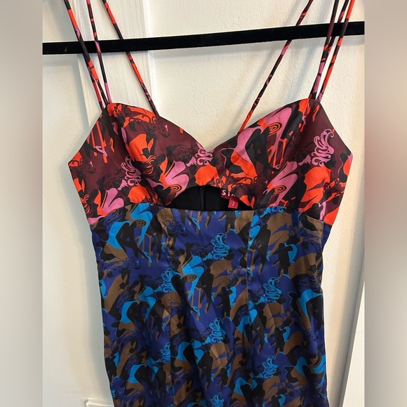 STAUD Plum Sapphire Sirens Sketching Dress - Picture 6 of 9